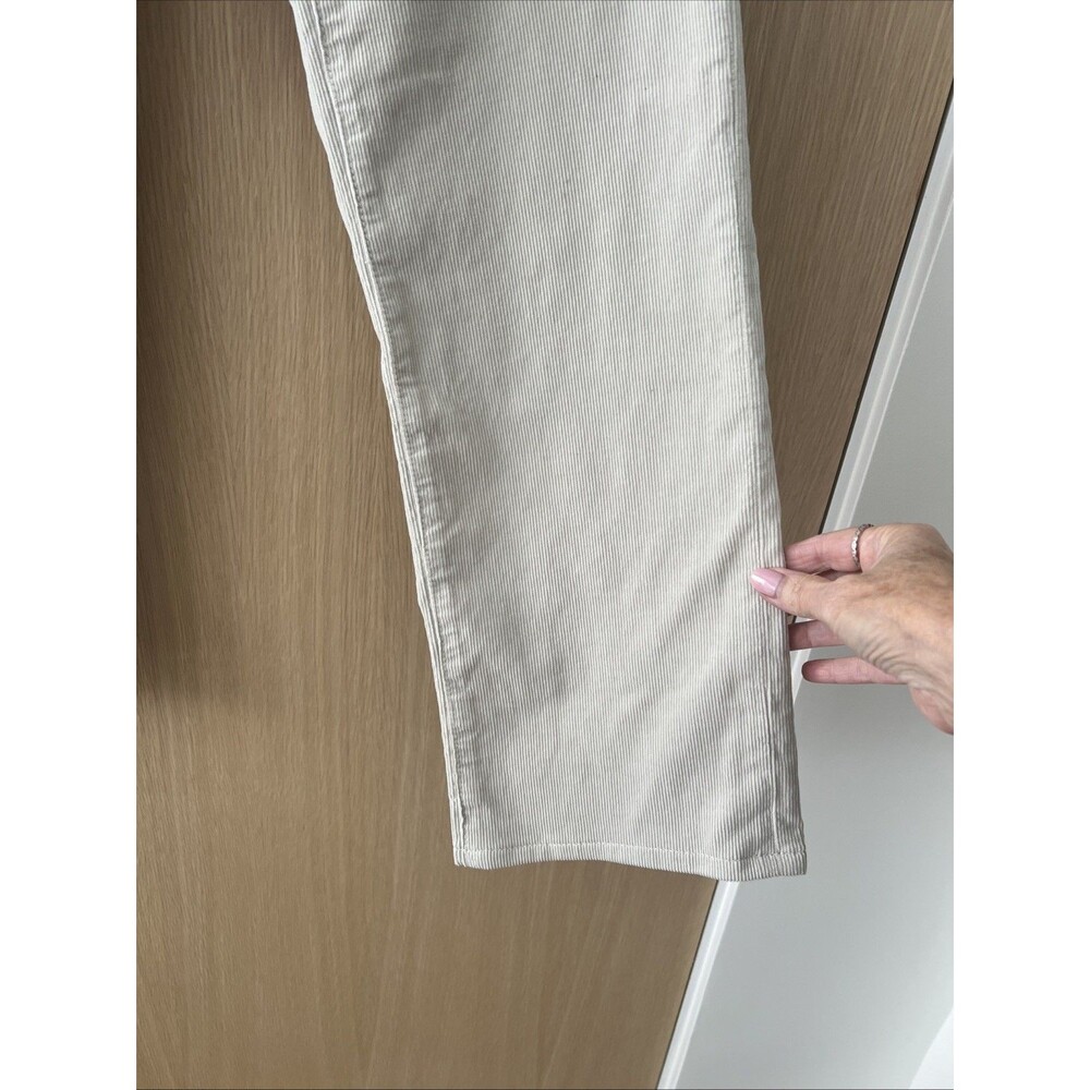 THE ROW Beige Corduroy Wide Leg Pants Size 25x30 High Waisted Excellent Altered - Picture 3 of 16